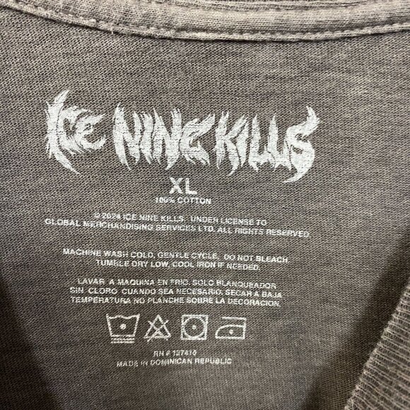 Ice Nine Kills Silence Dance Never End Silence Mask T-Shirt XL - Picture 4 of 4